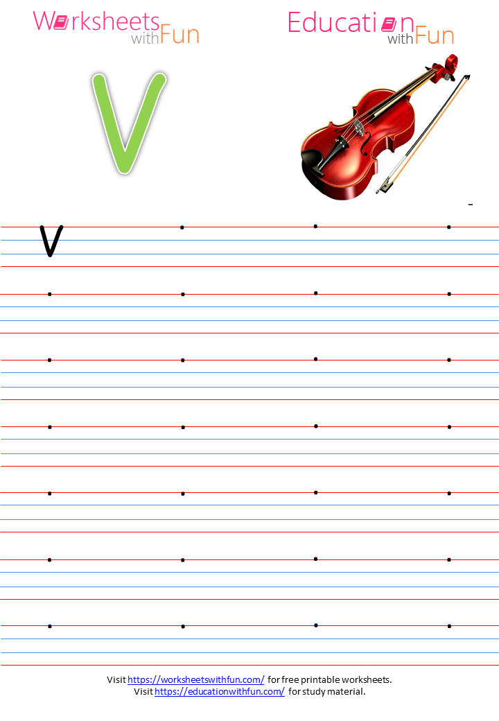 english-preschool-capital-letter-v-practice-page